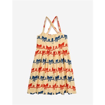 Ribbon Bow All Over Woven Dress