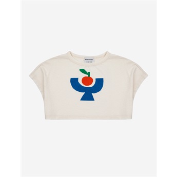 Tomato Plate Cropped T-Shirt
