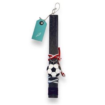 Easter Candle - Football Keychain Blue