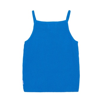 Ranita Crochet Top - Retro Blue
