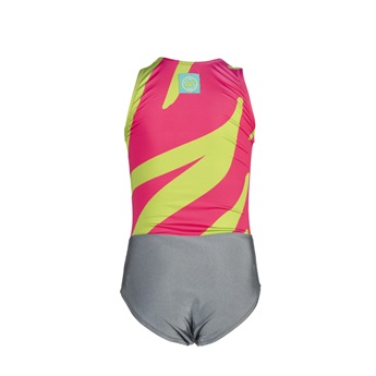 Siren Swimsuit Neon Zebra