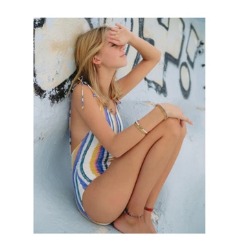 Havana Striped Swimsuit