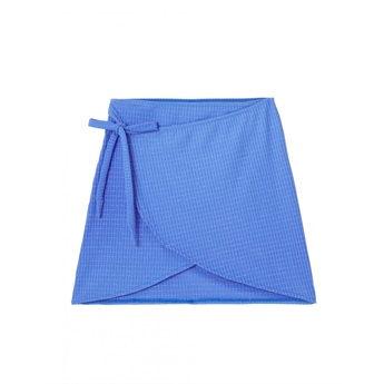 Calypso Lurex Skirt Blue