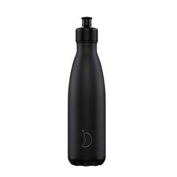 CHILLY'S SPORTS - Black 500ml