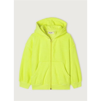 Bobypark Zipped Hoodie - Neon Yellow