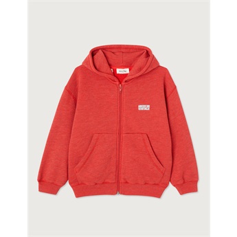 Doven Zipped Sweatshirt - Overdyed Chilli