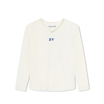 Z&V Longsleeve T-Shirt - Cream/Blue