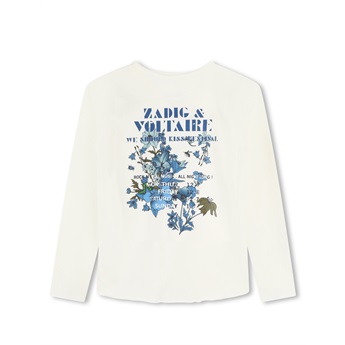 Z&V Longsleeve T-Shirt - Cream/Blue