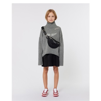 Amour Knitted Sweater - Grey