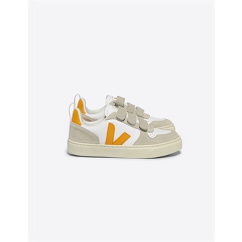 V-10 Velcro Chromefree Leather Extra White Ouro