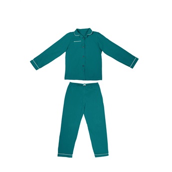 Preppy Pyjama Set - Emerald Green
