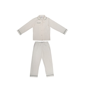 Preppy Pyjama Set - White Christmas