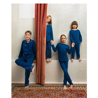Winter Pyjama Set - Saphire Blue