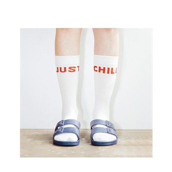 Just Chill Socks - White