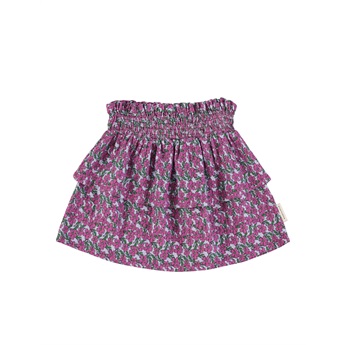 Short Skirt Lilac Flowers