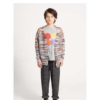 Unisex Longsleeve T-Shirt Grey/Circles