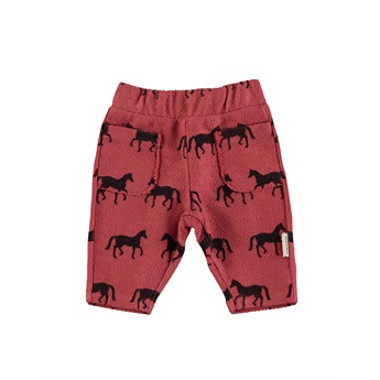 Baby Jogging Pants Old Pink/Horses