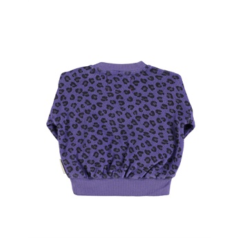 Baby Terry Sweatshirt Animal Print/Purple