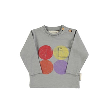 Baby Longsleeve T-Shirt Grey/Printed