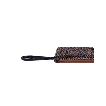 Stella Pouch - Khaki Animal Lips