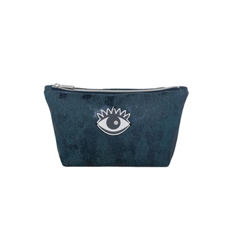 Margo Pouch - Blue Shiny Canvas