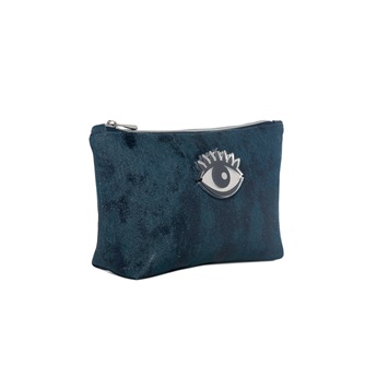 Margo Pouch - Blue Shiny Canvas