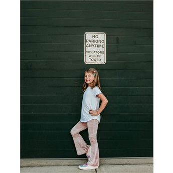 Velvet Bell Bottom - Pink