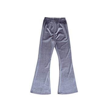 Velvet Bell Bottom - Grey