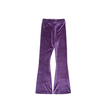 Velvet Bell Bottom - Purple