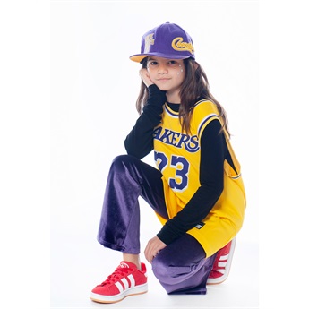 Velvet Bell Bottom - Purple