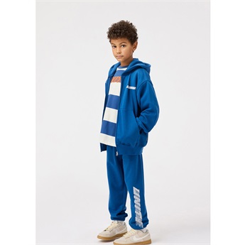 Mazz Zipped Hoodie - Best Blue