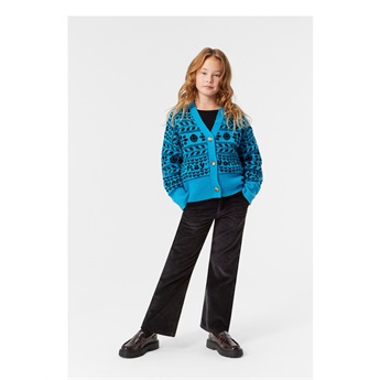 Gilly Cardigan - Peacock Blue