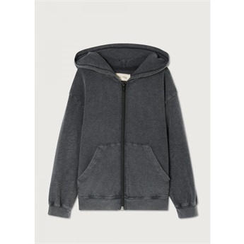 Sonoma Zipped Hoodie - Noir Vintage