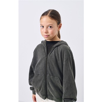 Sonoma Zipped Hoodie - Noir Vintage