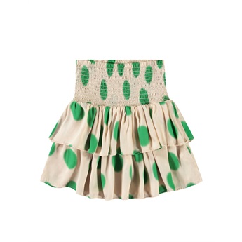 Bonita Skirt - Green Dots