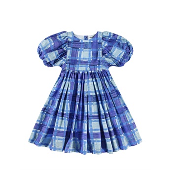 Calyita Dress - Blue Checks