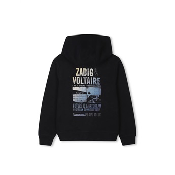 Hooded Cardigan Black