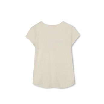 Amour V-Neck T-Shirt Creme