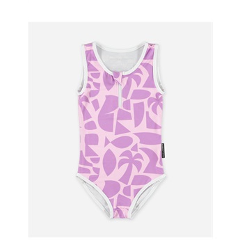 Beach Comber Violet Swimsuit UPF50+