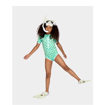 Checkered Surf SS Suit UPF50+