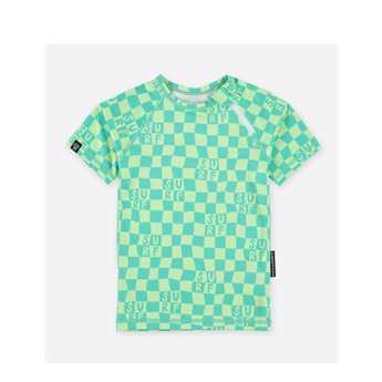Checkered Surf Tee UPF50+