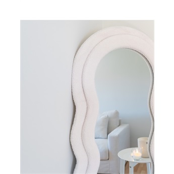 Wave Fleece Mirror - Beige [PREORDER]