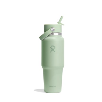 Wide Flex Straw Travel Bottle 946ml - ALOE