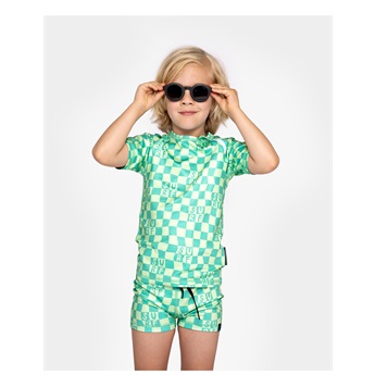 Baby Checkered Surf Shorts UPF50+
