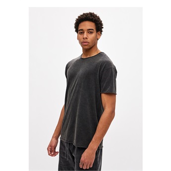 Relaxed Sleeves T-Shirt Men - Black