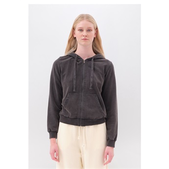 Regular Fullzip Hoodie Women - Vintage Black