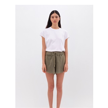 Waffle Bermuda Women - Vintage Khaki