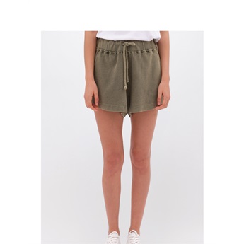 Waffle Bermuda Women - Vintage Khaki