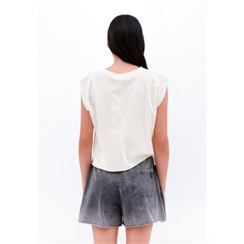 Boxy T-Shirt Women - White