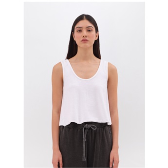 Terry Towel Top Women - White
